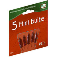 Holiday Wonderland 2 1/2 V Red Replacement Bulb 1115-3-88 by Noma Inliten Best Price