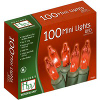Holiday Wonderland 100 Ct Red Light Set 4003-88 by Noma Inliten Best Price
