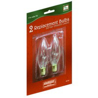 Holiday Wonderland 2 Pack Battery Operated Candle Replacement Bulb T-16-88 by Noma Inliten Best Price