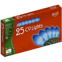 Holiday Wonderland 25 Ct C9 Blue Cera Set 2924B-88 by Noma Inliten Best Price
