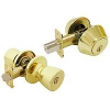 TruGuard Tg Polished Brass Comb Lockset BS 712 KD by Ingersoll Rand Fu Hsing