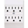 Master Electrician 6 Out White Wall Tap PS23U-WH by Uninex International
