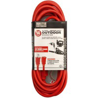 Master Electrician 25 Foot 14/3 Red Extension Cord 02407ME by Ho Wah Gentin Kintron Sdnbhd Best Price