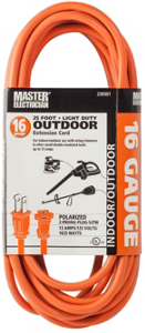 Master Electrician 25 Foot 16/2 orange Extension Cord 02207ME by Ho Wah Gentin Kintron Sdnbhd Best Price