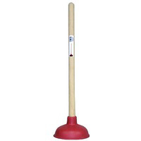 Master Plumber Red Plunger 6 Inch Force Cup 18 Handle C28806 by Everflow Industrial Supply Best Price