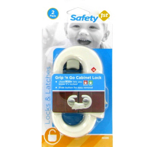 Grip N Go Cabinet Slide Lock 48386 by Dorel Juvenile Safety First Best Price