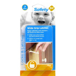 Child Safety Wide Grip Cabinet Latch 48444 by Dorel Juvenile Safety First Best Price