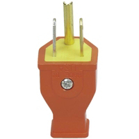 3 Wire Grounded Straight Plug SA3990 by Cooper Wiring