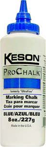 Ultra Fine 8 Ounces Blue Ultrafine Chalk 8B by Keson Industries Best Price