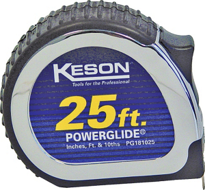 Power Glide Tape 25 Foot Fual Graduations PG181025 by Keson Industries Best Price