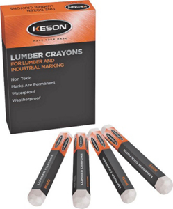 Hard Lumber Crayon White LCWHITE by Keson Industries Best Price