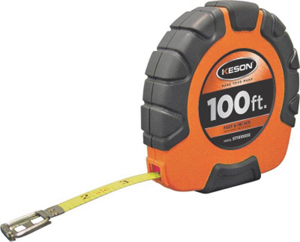 100 Foot Closed Housing Steel Tape ST181003X by Keson Industries Best Price