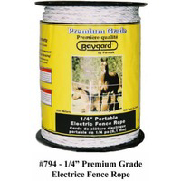 656 Foot Roll Equigard 1/4 Inch Premium Grade Electrified Rope 794 by Parker Mc Crory Manufacturing Best Price