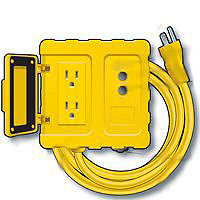 Shock Safe Portable Gfi Box 6 Foot 12/3 Cord Yellow GF200806 by Prime Wire and Cable Best Price