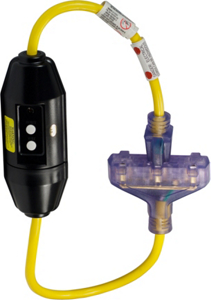 Shock Safe Gfi 3Out Adapter 3 Foot 12/3 Cord GF320803 by Prime Wire and Cable Best Price