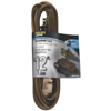 Ext Cord 16/2 Spt-2 Brown 12Ft OR670612 by Power Zone
