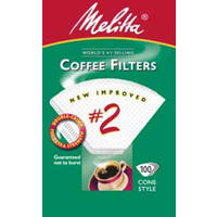 100 Pack #2 Cone Filter 622712 by Melitta Best Price