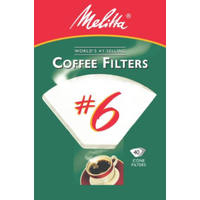 40 Ct #6 White Cone Filter 626402 by Melitta Best Price