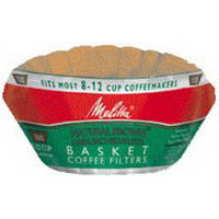 100 Ct Brown Basket Filter 629092 by Melitta Best Price