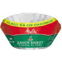 100 Ct 4 Cup Basket Filter 62912 by Melitta Best Price