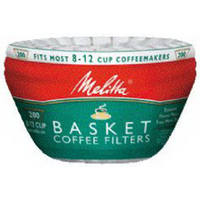 200 Ct White Basket Filter 629524 by Melitta Best Price