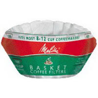 100 Ct White Basket Filter 629552 by Melitta Best Price