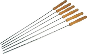 Deluxe Chrome Skewers 22 Inches 40538 by Onward Manufacturing Best Price