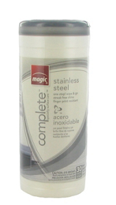 Complete Stainless Steel Complete Wipes 30 Count 50333025 by Magic American Homax Best Price