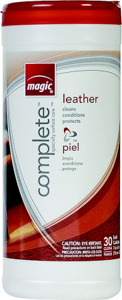Complete Leather Cleaner and Conditioner Complete Wipes 30 Count 50336015 by Magic American Homax Best Price