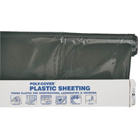 Poly Film 4 Mil Black Polyethylene Film 6 By 100 Foot 4X6-B by LBM Poly