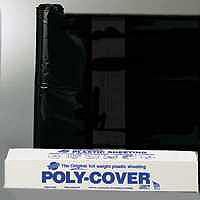 Poly Film 4 Mil Black Polyethylene Film 20 By 100 Foot 4X20-B by LBM Poly Best Price