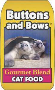Buttons and Bows 18 Pounds Buttosn and Bow Gourmet Cat Food 10226 by Sunshine Mills Best Price