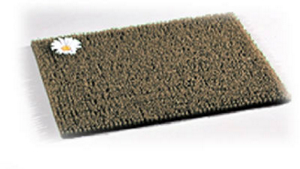 17 By 23 Brown Daisy Mat 10245516 by Astroturf Doormats Best Price