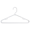 White Plastic Tubular Hanger 6808WH1.144 by HPI Homz Closet