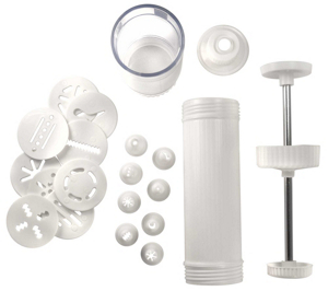 Bakers Secret Cookie Press and Cake Decorator Set Bakers Secret 1178007 by World Kitchen Best Price
