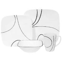 16 Piece Square Dinnerware Set 1069983 by World Kitchen Pyrex Corelle Best Price