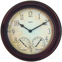 14 Inches Clock/Thermometer 91579 by Taylor Precision Products Best Price