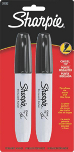 2 Pack Black Chisel Sharpie 38262 by Sanford Best Price