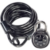 6 Feet by 1/4 Inch Jacketed Cable with Master Combination Lock 8146DSG by Master Lock