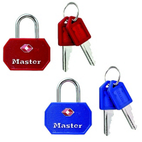Tsa Approved Luggage Lock Pack 2 4681TBLR by Master Lock