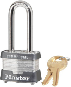 1 1/2 Inch 4 Pin Tumbler Steel Padlock 3KALH by Master Lock Best Price