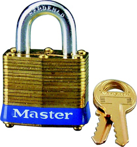 1 1/2 4 Pin Tumbler Brass Padlockby Master Lock 4D by Master Lock Best Price