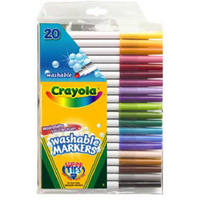 20 Ct Super Tips Marker 58-8106 by Binney and Smith Crayola Best Price