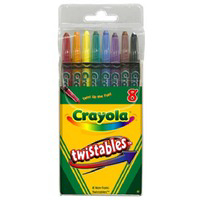 8 Count Twistable Crayons 52-7408 by Binney and Smith Crayola Best Price
