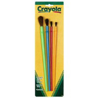 4 Ct Paint Brush Set 05-3515 by Binney and Smith Crayola Best Price