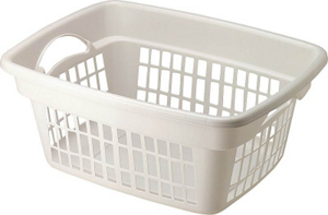 1 1/4 Bushel White Clothes Hamper 2874-00 by Newell Rubbermaid Home Best Price