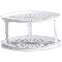 Twin Turntable 2937-RD-WHT by Newell Rubbermaid Home
