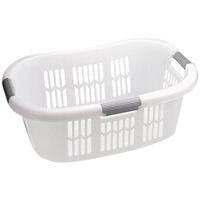Hip Hugger Hip Hugger Laundry Basket 2997-87WHITE by Newell Rubbermaid Home