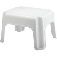 Roughneck White Step Stool 420087 by Newell Rubbermaid Home