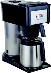 10 Cup Black Stainless Steel Coffee Brewer BTX-B by Bunn O Matic Best Price